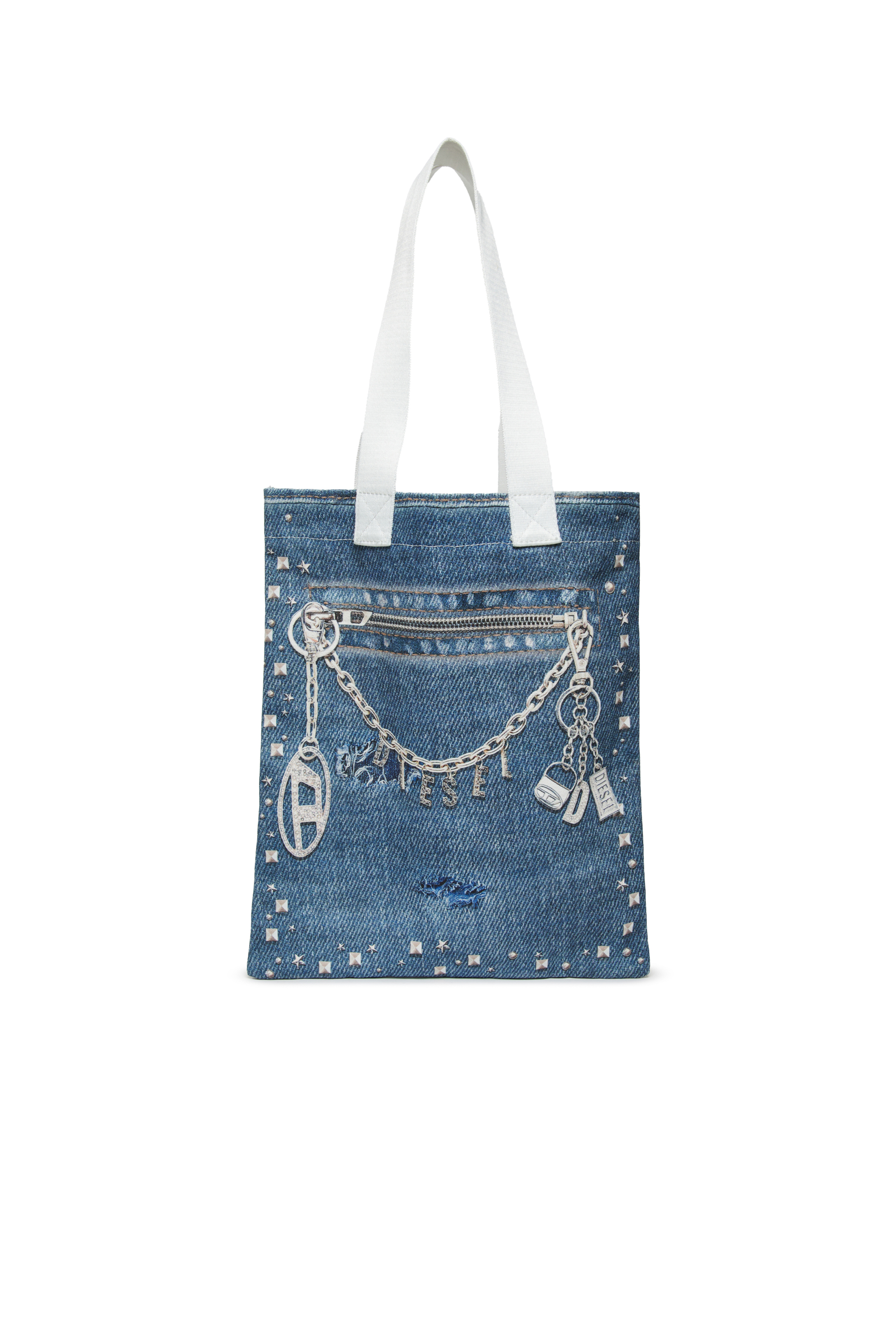 

WRISY-Fabric bag with studs and prints